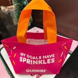 NEW Dunkin’ Donuts Mini Canvas Tote